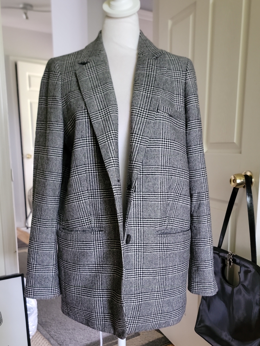 Everlane Black Button Detail Blazer - Picture 1 of 10